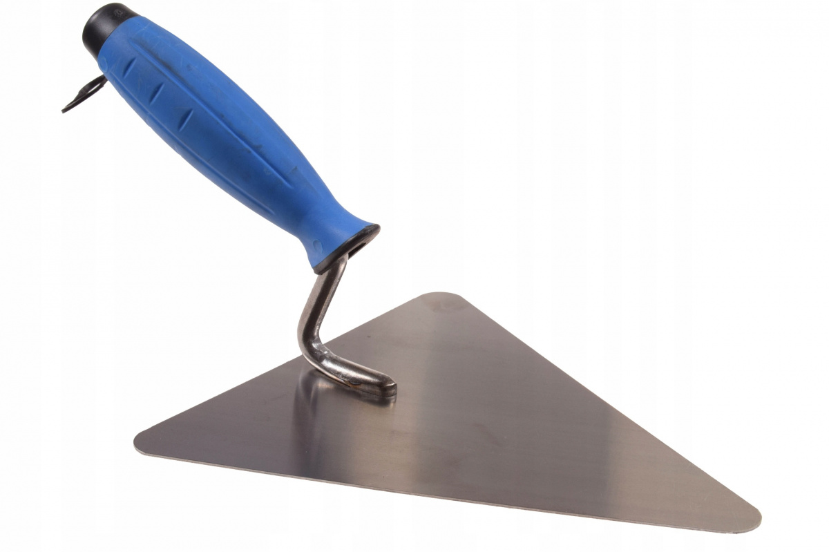 Кельма штукатурная 180мм треугольник с пластиковой ручкой ИНТЕК 10774-180 (1/50)