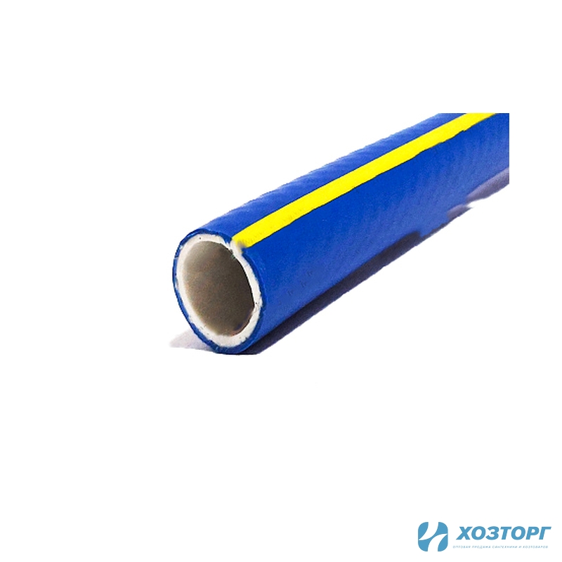 Шланг поливочный  "GRASSMAN" Sunflex Soft диаметр(синий с желтой полосой) 1/2 - 25 метров (1/104)