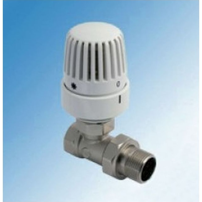 Клапан радиаторный термост-й прямой  с термоголовкой вн/нар 3/4 ALT-T 024030102 (1/18)