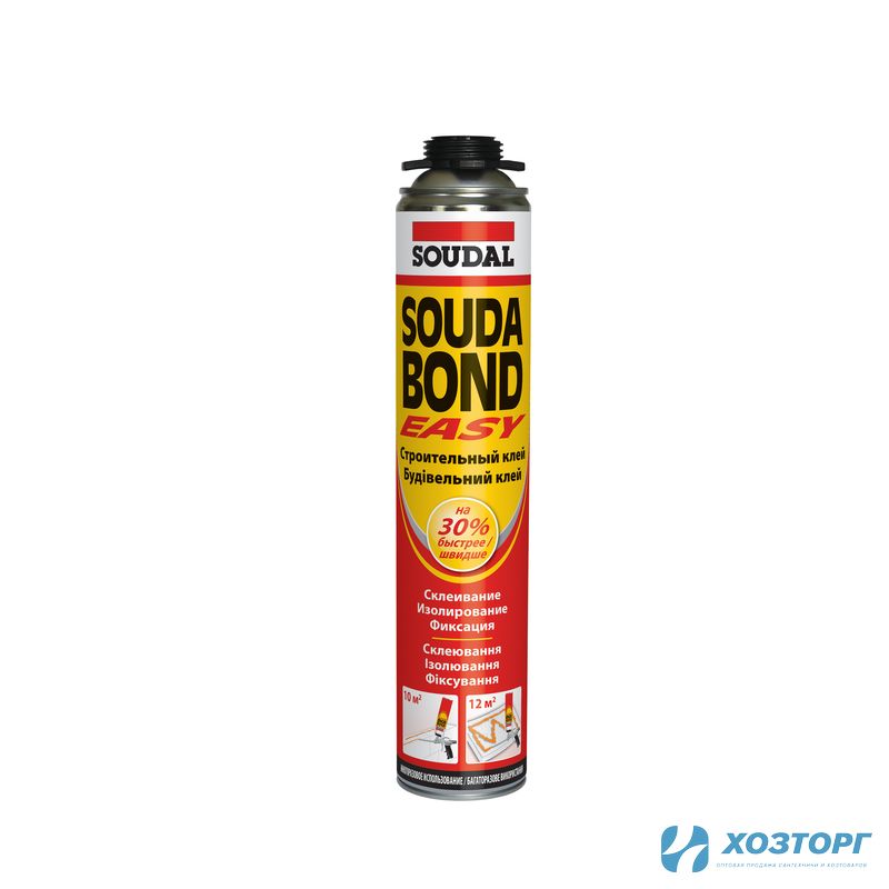 Клей-пена полиуретановый Soudal Soudabond Easy 750 мл 121618 (1/12)