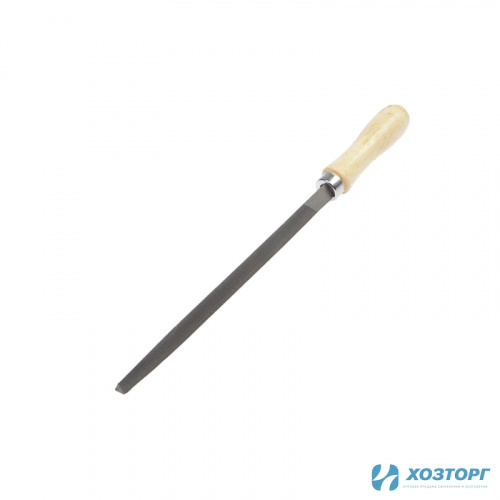 Напильник трёхгранный 200мм деревянная ручка TUNDRA 1002712 (1/100)