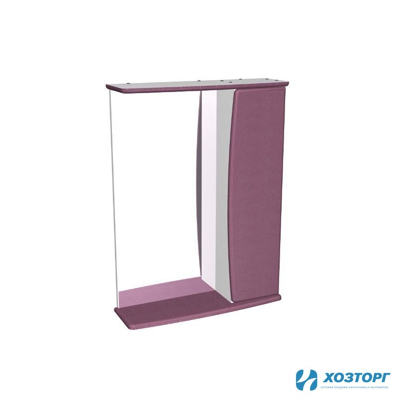 Зеркало-шкаф  ОРИОН 600  фиолетовый металлик б/с 2887 (MDW)  (1/1)