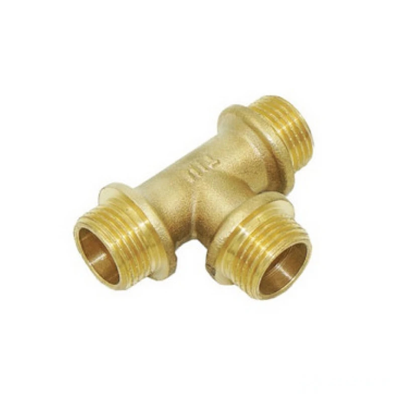 Тройник 15 (1/2") наружная/наружная/наружная резьба TIM TM222 (10/80)