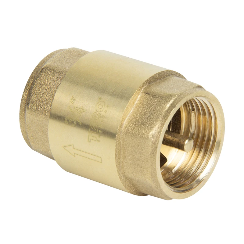 Обратный клапан латунь  1/2" с металическим штоком TEBO T-Ко.701.12.CN (25/200)