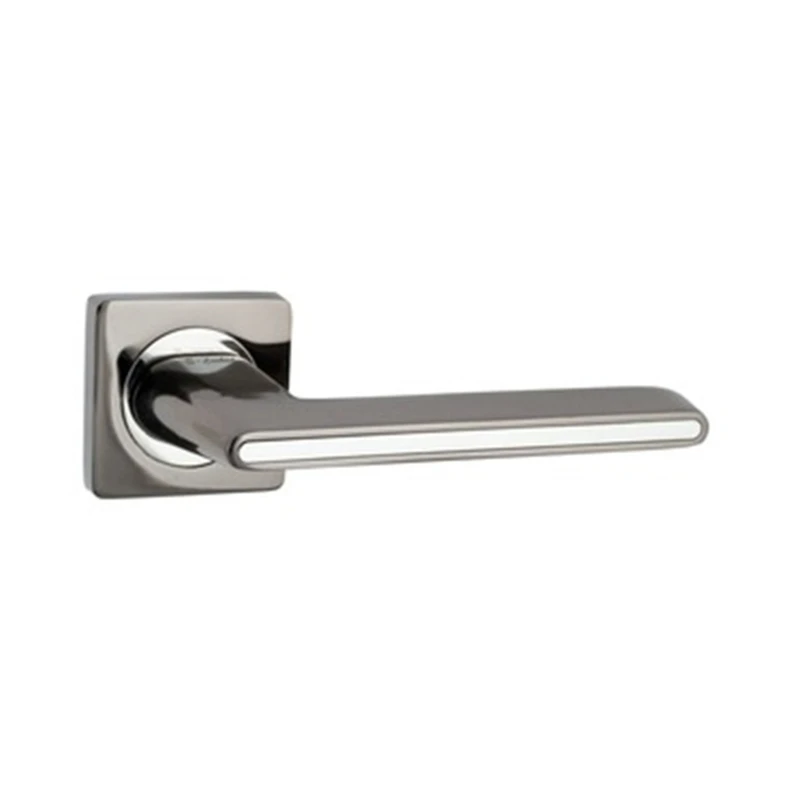 Ручки дверные S-Locked A-180 BH/cp/CP черный никель    круг 120283 (1/30)