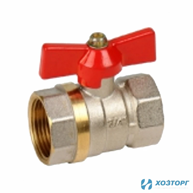 Кран шаровой STT NEW 3/4" В-В бабочка гайка-гайка (14/140)