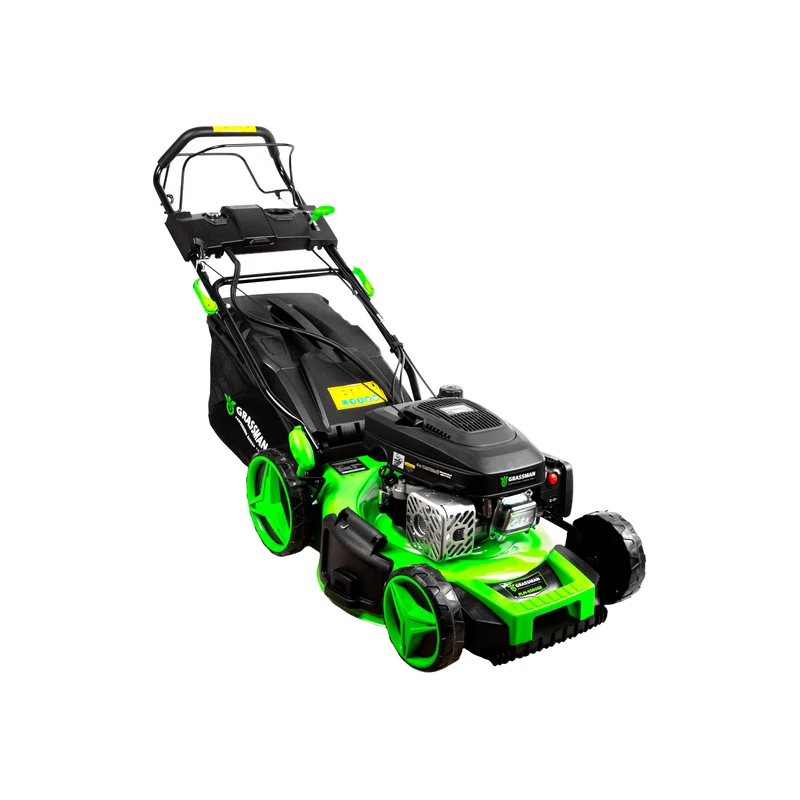 Газонокосилка бензиновая GRASSMAN PLM-6560SE 4,6кВт/6,3 лс,захват51см,60л,,самоход , электр/ручной стартер (1/3)