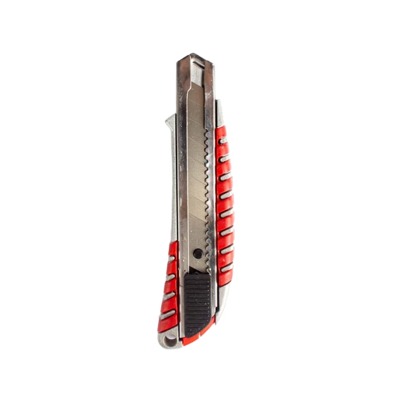 Нож строительный с сегментным лезвием 18мм, корпус металл/пластик, СИЛАЧ Н-31У (12/144)