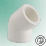 Угольник соединительный  32*45 ТВ белый 030033204 (20/220)