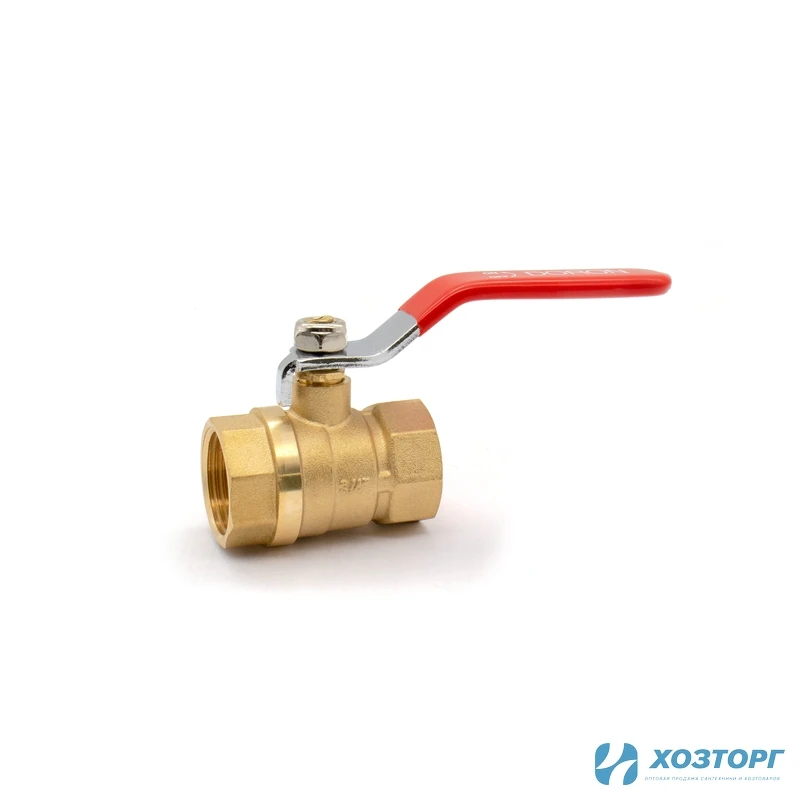 Кран шаровой DORON  1/2" В-В ручка гайка-гайка (10/160)