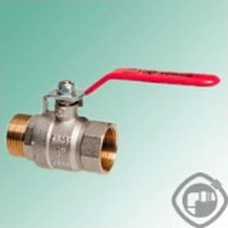 Кран шаровой ALT-Z 3/4" В-Н ручка гайка-штуцер  (014010302) (10/80)