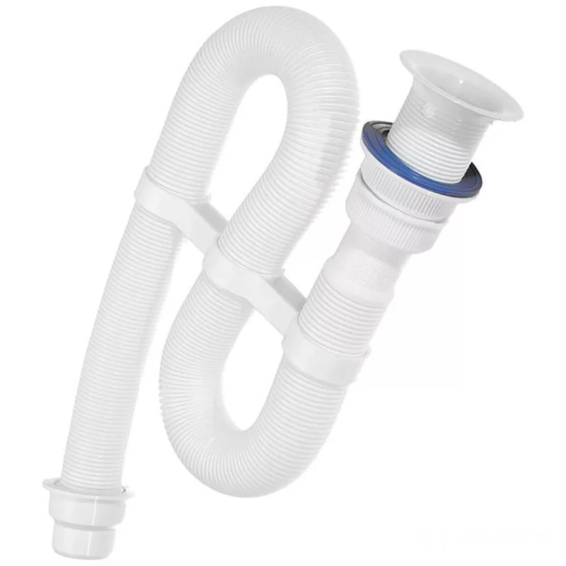 Сифон гофрированный 1 1/4" чашка Ø63мм, выпуск Ø40/50мм "VIR" 30980314 (1/30)