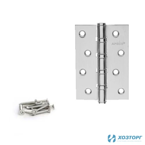 Петля Apecs 100*70-B4-Steel-CRM Матовый хром (цена за одну штуку) 00023226 (2/100)