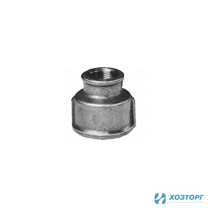Муфта переходная 20*15 (3/4"х1/2") внутренняя резьба Чугун 504886 (1/400)