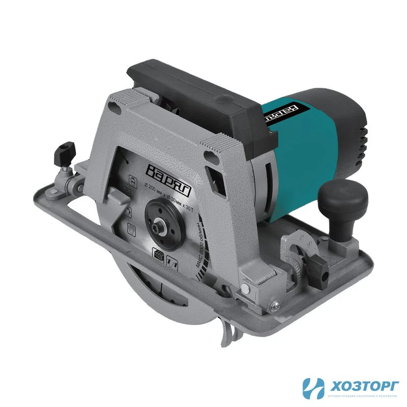 Пила дисковая переворотная ВАРЯГ ДП-200/2000С (2000Вт, 200/30мм, 6000об/мин, угол 45) (1/2)