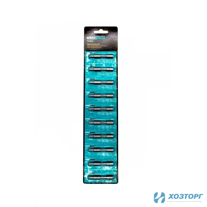 Насадки-биты WhirlPower. The Original TORX 25мм Т25  (20шт. в блистере)  80078 (1/30)