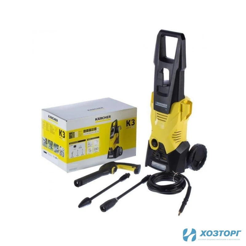 Мойка высокого давления KARCHER К3 EU (1,6кВт,0-120бар,380л/ч)шланг6м,фреза(станд,гряз) (1/1)