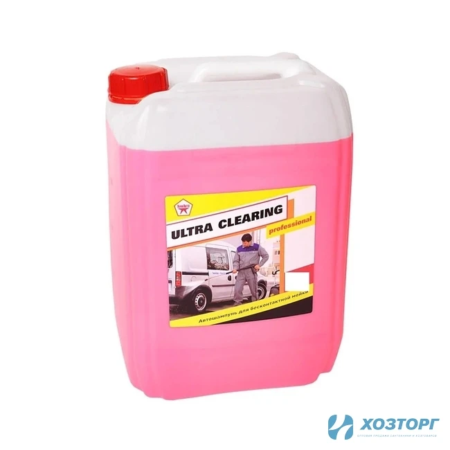 Шампунь для минимоек ULTRA CLEARING, 1 л, красный (1/10)