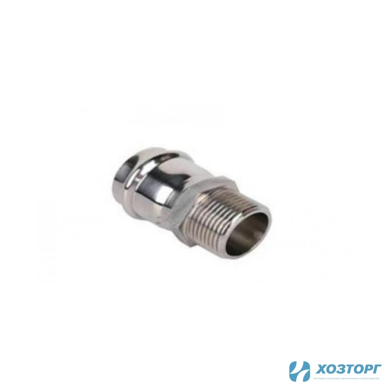 Пресс-фитинг из нержавеющей стали с нар. резьбой 22мм*3/4" ZTI.501.002205 (1/20)