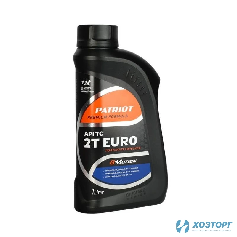 Масло двухтактное полусинтетическое PATRIOT G-Motion 2Т EURO 1л (1/12)
