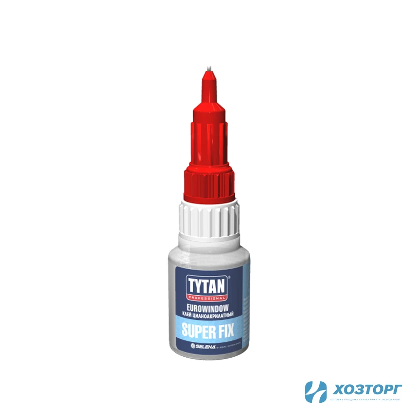 Клей TYTAN Professional EUROWINDOW Super Fix цианоакрилатный 20 гр, 78384 (1/36)