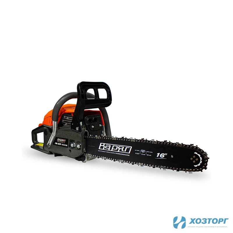 Пила бензиновая цепная  ВАРЯГ ПБ-329  2,1кВт/2,9лс,шина16"/40см,64зв (1/2)