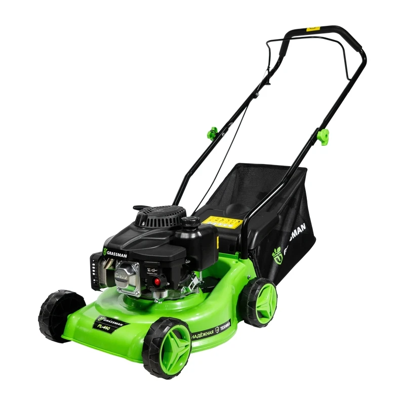 Газонокосилка бензиновая GRASSMAN PL-410 ,3,3кВт/4,5лс,3200об/мин,захват41см,40л,4Т/АИ-92 (1/6)