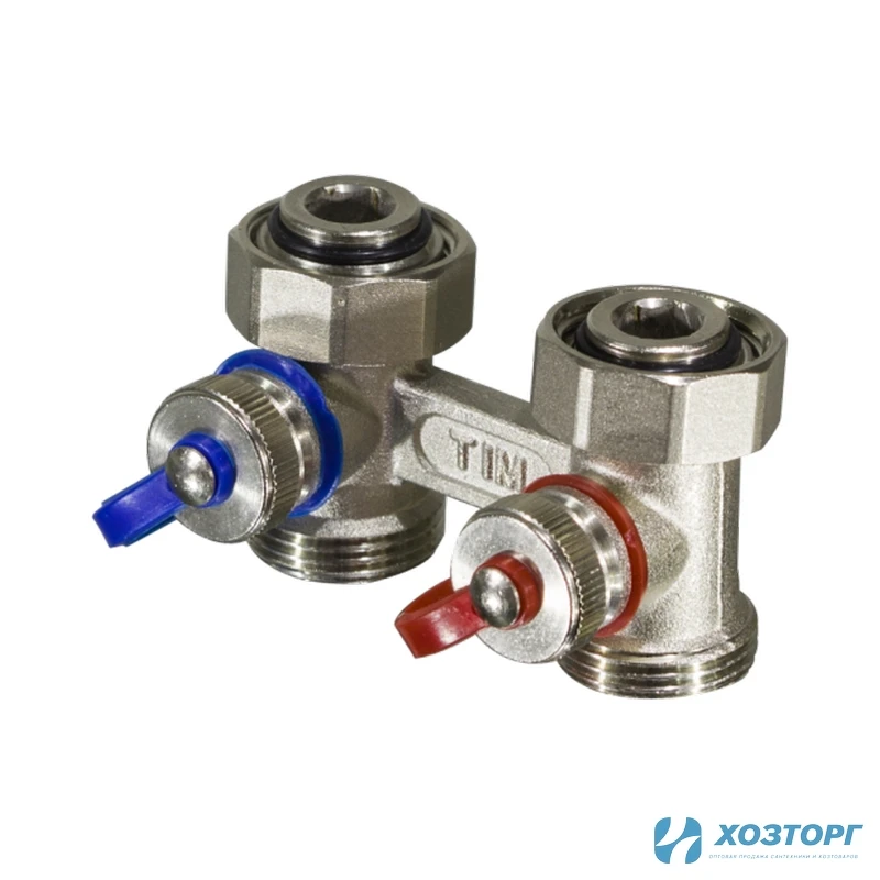 Узел ниж.подкл.радиатора ПРЯМОЙ 1/2"х3/4" ВЕНТЕЛЬНЫЙ ME020A (1/10)