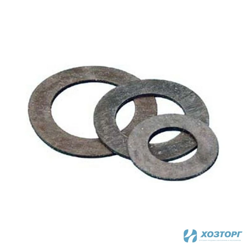 Прокладка Ø1 1/2" паронит, 01417 (100/1 000)