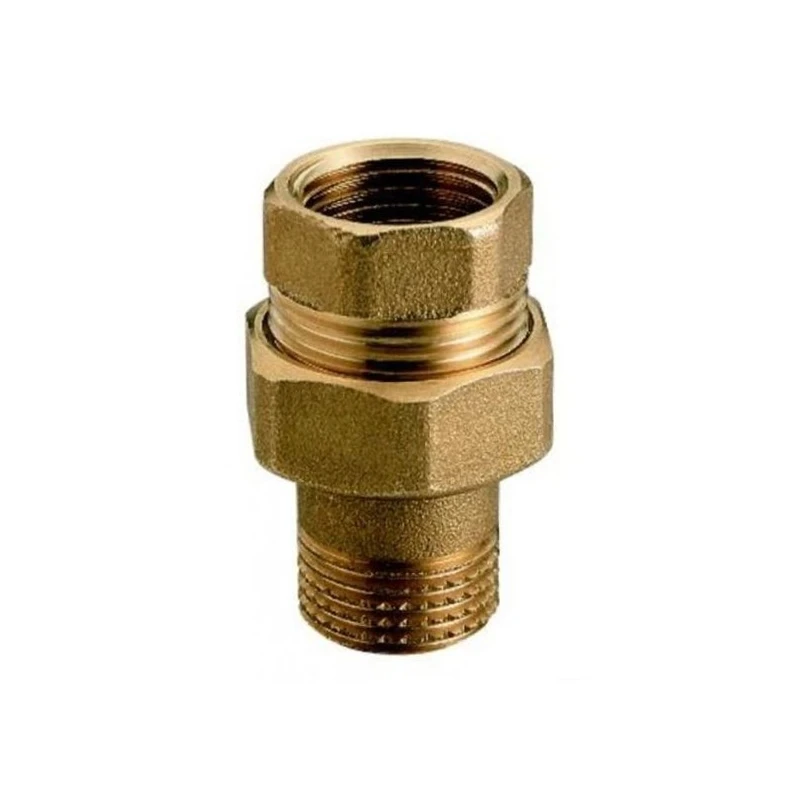 Американка прямая 15 (1/2") внутренняя/наружная резьба под прокладку TIM HJS022B (10/120)