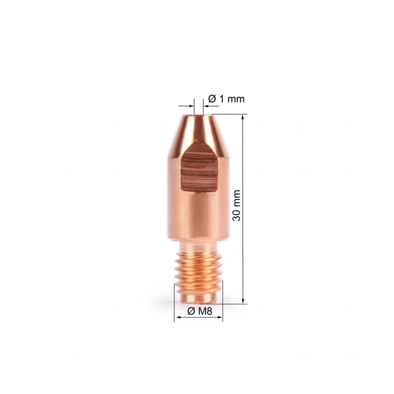 Наконечник токосъемный М8х30х1.0 Foxweld 3054 (1/10)
