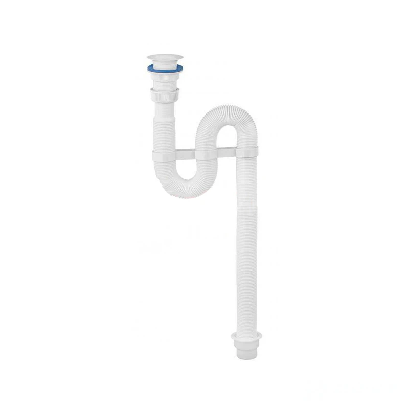 Сифон гофрированный 1 1/4" чашка Ø63мм, выпуск Ø40/50мм VIR 30980311 (1/30)