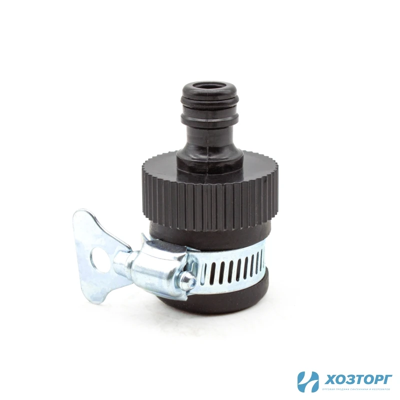Адаптер 1/2"х3/4" с хомутом ПОЛЕСАД 024 (1/250)