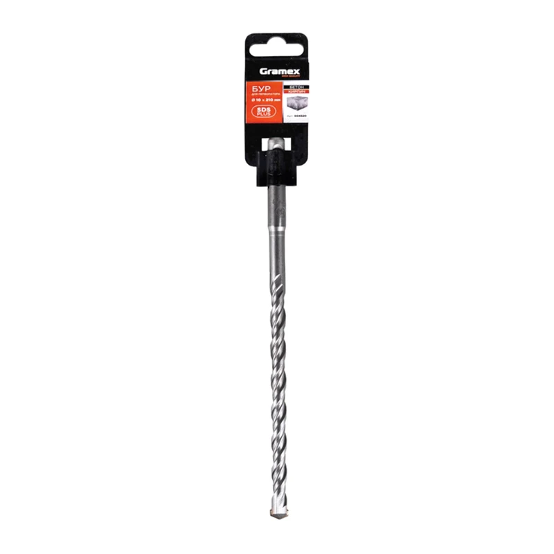 Бур 10 х 210 мм SDS-Plus GRAMEX (10/250)