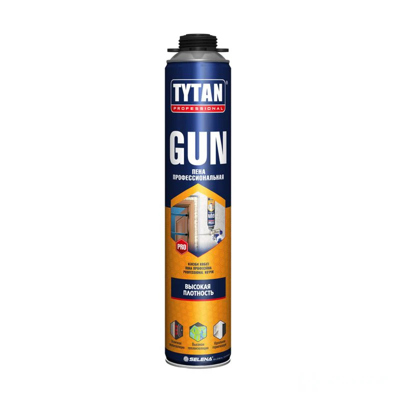 Пена монтажная TYTAN  PROFESSIONAL GUN профессиональная 750 мл, 16999 (1/12)