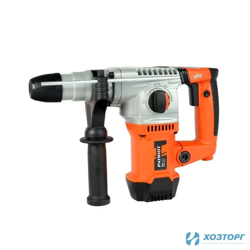 Перфоратор PATRIOT RH 320 SDS+ (1250Вт,3 функции,макс.диаметр 32мм,в пласт.кейсе,набор буров) (1/3)
