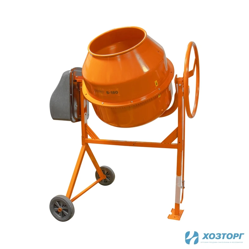 Бетономешалка ВАРЯГ Б-180 (800 Вт, 180 кг готовой смеси, чугун) (1/5)