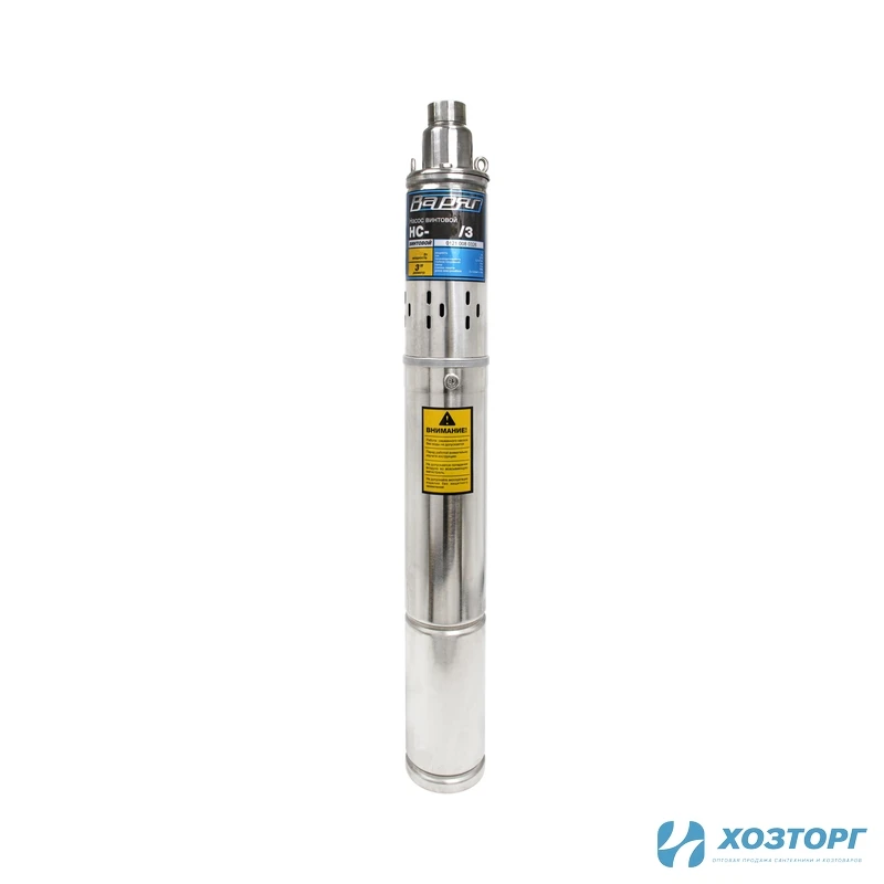 Винтовой скважинный насос  ВАРЯГ НС-750/3, 750Вт, ⌀75мм, напор 105м, подключение 1" (1/1)