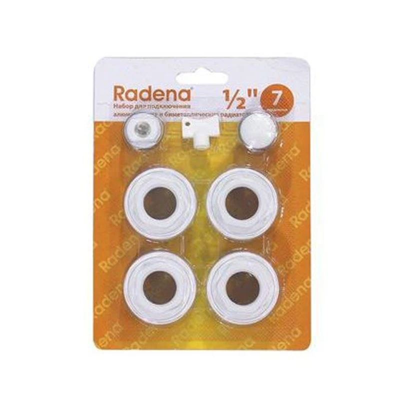 Набор для подключения RADENA 1/2 7 предм. (перех.1*1/2 лев,кр.Маевск) (1/40)