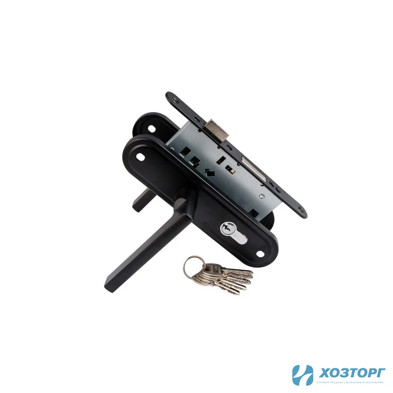 Замок врезной S-Locked 155-50 мод.224 BL черный матовый 122875 (1/20)