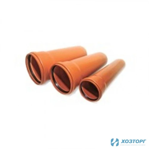 Труба канализационная ПВХ.160х3,2-1000мм вс SN-2, Хемкор (3/28)