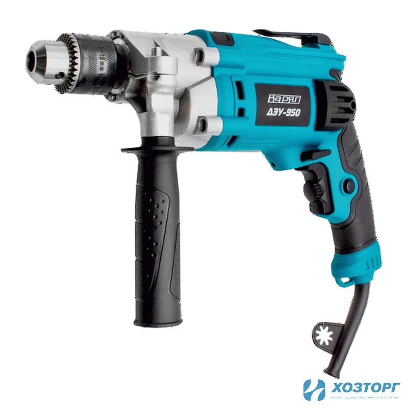 Дрель электрическая ударная  ВАРЯГ ДЭУ-950 (950Вт, 0-2800 об/мин, 0-42000 уд/мин) (1/10)