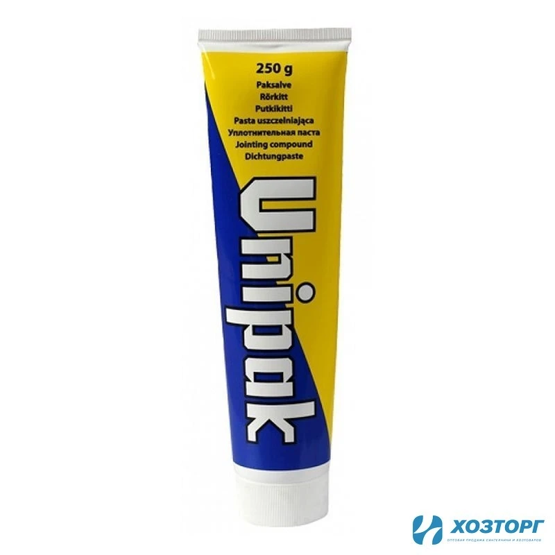 Паста для уплотнения резьбовых соединений  25гр, вода/пар, "UNIPAK"(1/250)