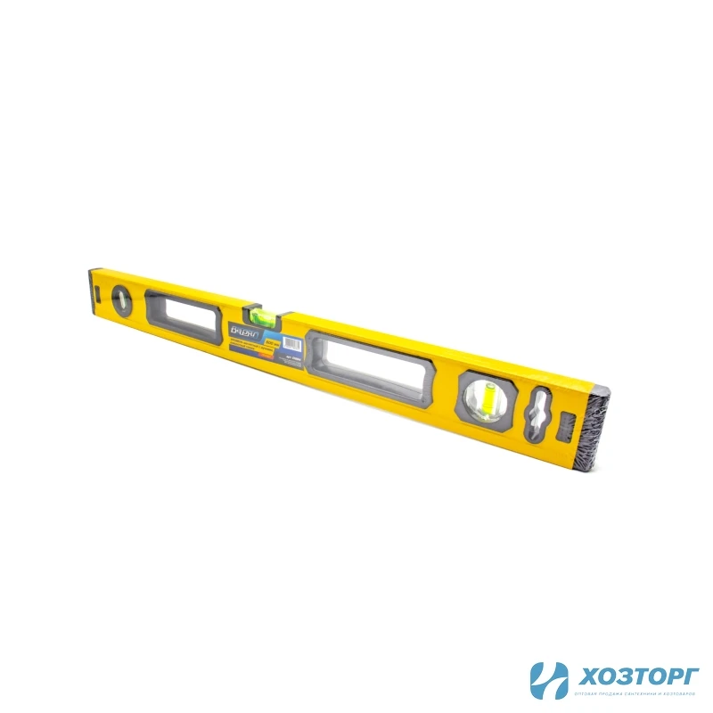 Уровень  800 мм, строительный магнитный с ручками, ВАРЯГ ПРОФИ (1/30)