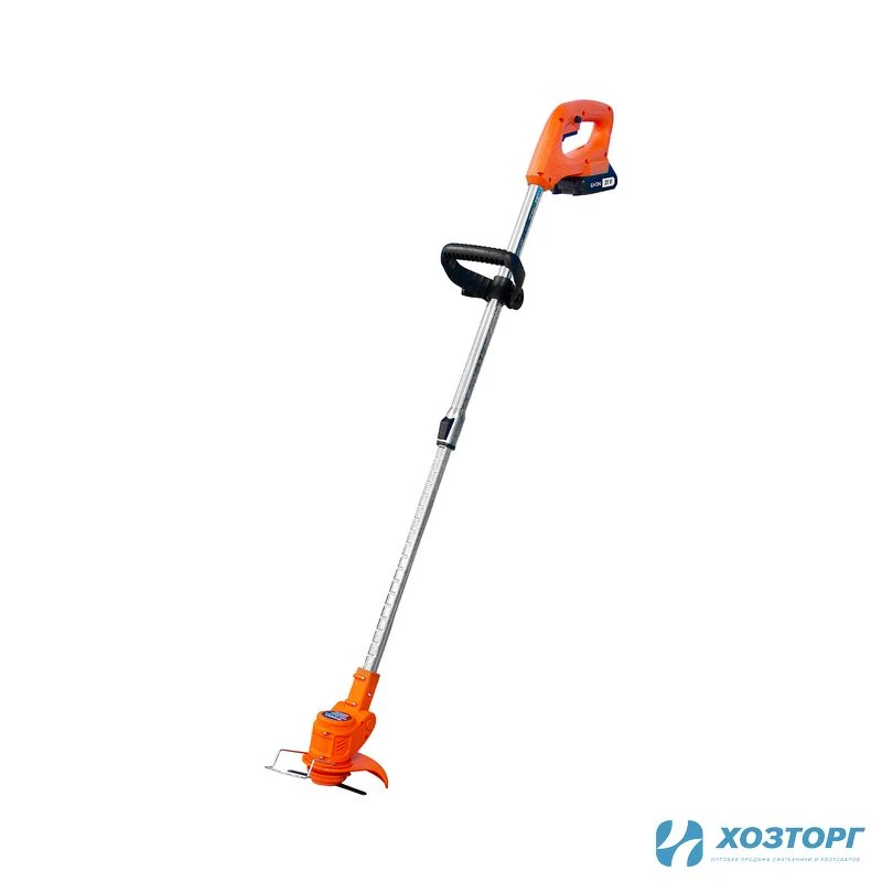 Триммер аккумуляторный Gramex  CSC -21/1-2,0 (21В, захват15см,  сдвижная штанга, леска,нож) картон, 2,0 А/Ч  АКБ и ЗУ (10/60)