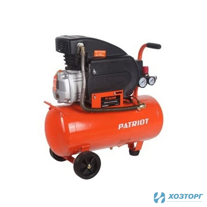 Воздушный компрессор PATRIOT EURO 24/240 (240л/мин,объем24л,1,5кВт,8бар,2850об/мин) (1/1)