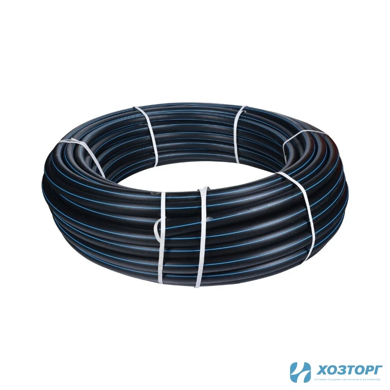 Труба полиэтиленовая ПЭ100 SDR 17 d 50х3 (пнд), два слоя,  100м/уп (100/100)