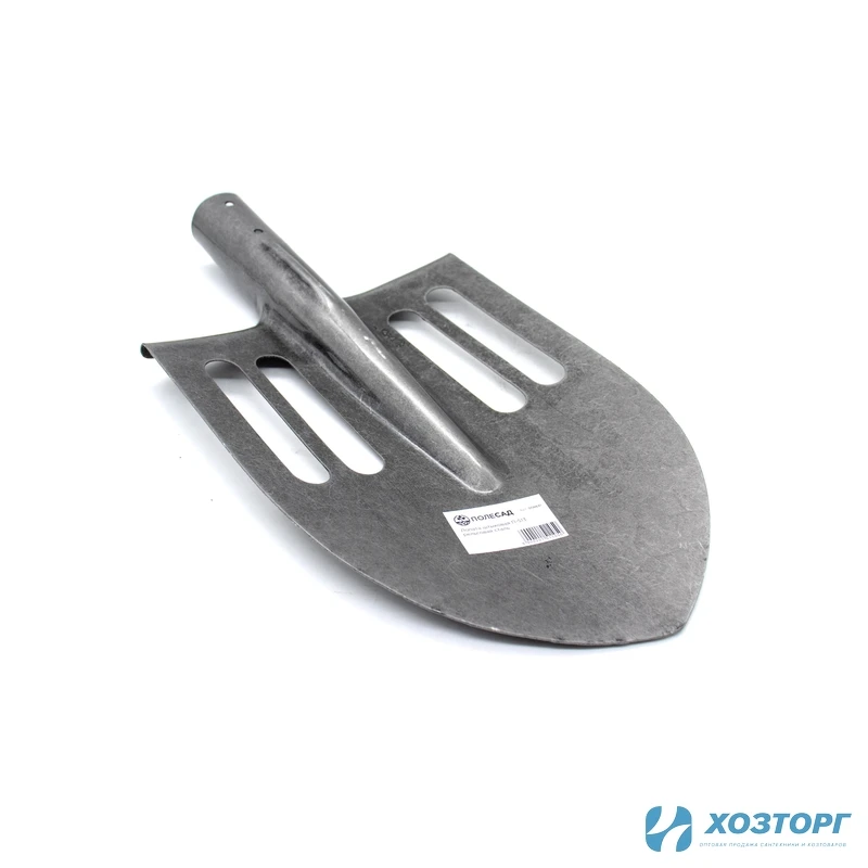 Лопата штыковая облегченная ПОЛЕСАД П-513 рельсовая сталь,  (продажа только кратно упаковке) (12/12)