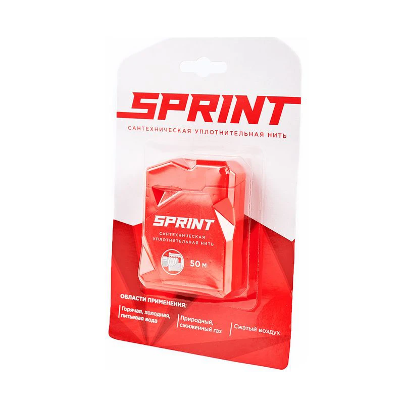 Уплотнительная нить Sprint 50м бокс, блистер, 61011 (1/25)