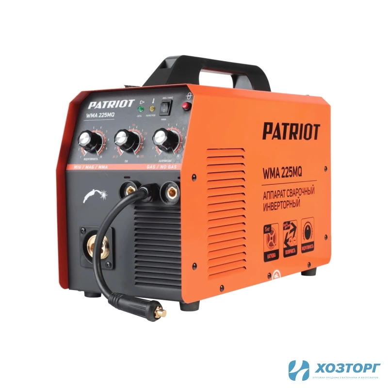 Полуавтомат сварочный инверторный PATRIOT WMA 225MQ MIG/MAG/MMA